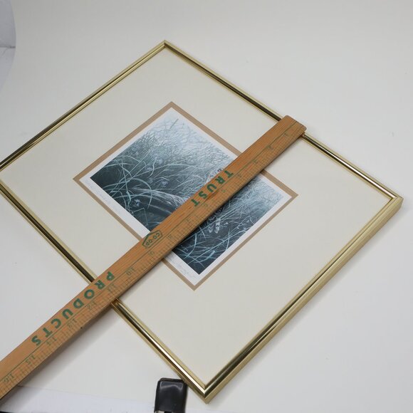 Vintage Don Li- Leger Short Eared Owl Framed Print 1986 Natural Art Artist BC - Picture 9 of 14